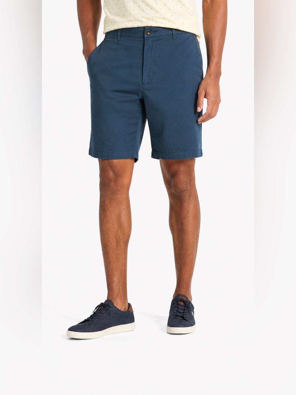 Goodfellow & Co Men's 9" Flat Front Shorts Navy Blue Size 38